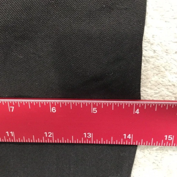 Peter O. Mahlar Wool Blend Wide Leg Dress Pants Size L/XL in Solid Black
